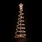 Northlight Lighted Spiral Outdoor Christmas tree with Star - 4' - Clear